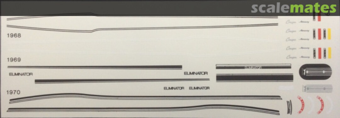 Boxart 1968 - 70 Mercury Cougar Eliminator 49 Fred Cady Decals Boxart 1968 - 70 Mercury Cougar Eliminator 49 Fred Cady Decals