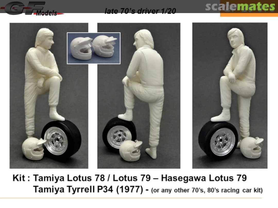 Boxart Late 70's driver (Ronnie Peterson) GF-20-070 GF Models Boxart Late 70's driver (Ronnie Peterson) GF-20-070 GF Models