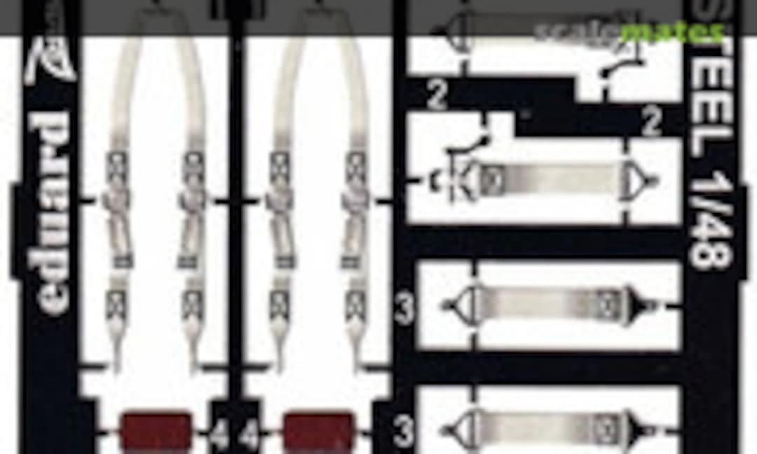 1:48 AH-1G Seatbelts, steel ZOOM (Eduard FE1280) FE1280