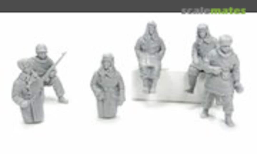1:72 Soviet crew & scout in winter uniform (MacOne Models MAC72601)