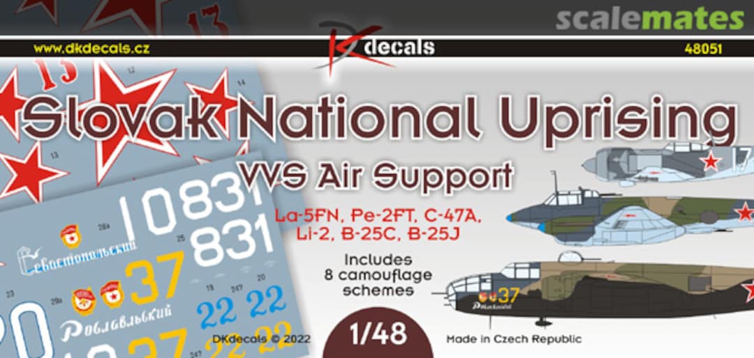 Boxart Slovak National Uprising 1944 48051 DK Decals Boxart Slovak National Uprising 1944 48051 DK Decals