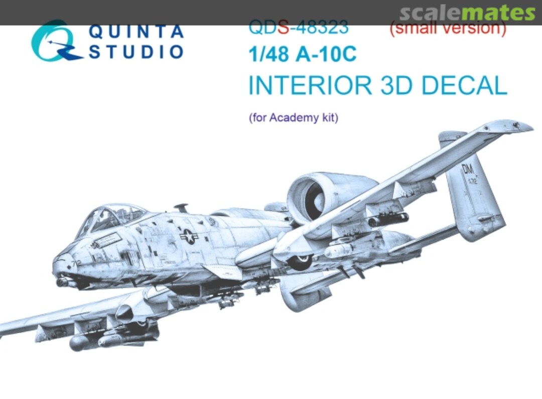 Boxart A-10C Thunderbolt II interior 3D decals QDS-48323 Quinta Studio Boxart A-10C Thunderbolt II interior 3D decals QDS-48323 Quinta Studio