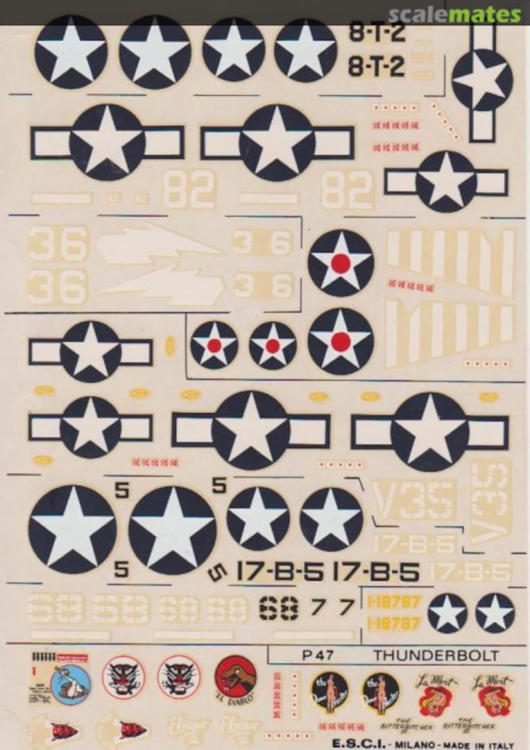 Boxart Curtiss SB2C Helldiver | Grumman TBF/TBM Avenger | P-47 Thunderbolt 42 ESCI Boxart Curtiss SB2C Helldiver | Grumman TBF/TBM Avenger | P-47 Thunderbolt 42 ESCI