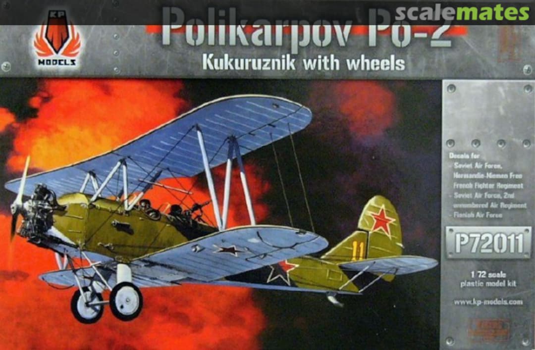 Boxart Polikarpov Po-2 P72011 KP Models Boxart Polikarpov Po-2 P72011 KP Models