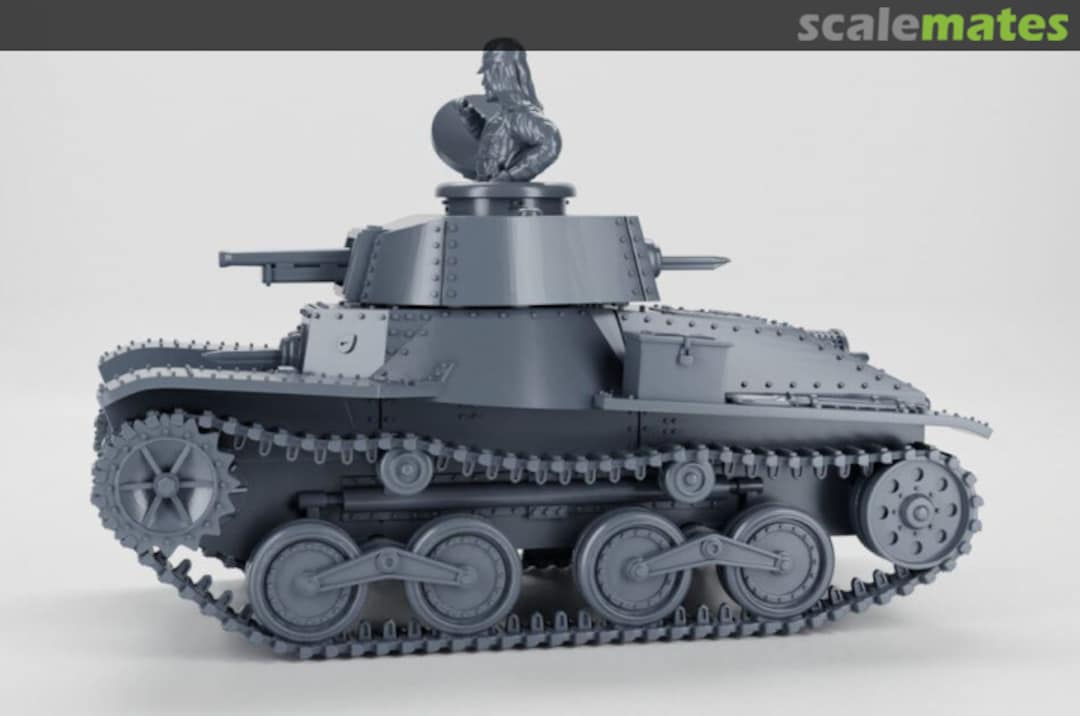 Boxart Light Tank Type 4 Ke-Nu - open hatch 72011935 EMP3d