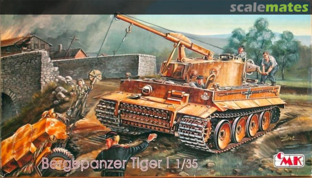 Boxart Bergepanzer Tiger I T35001 CMK