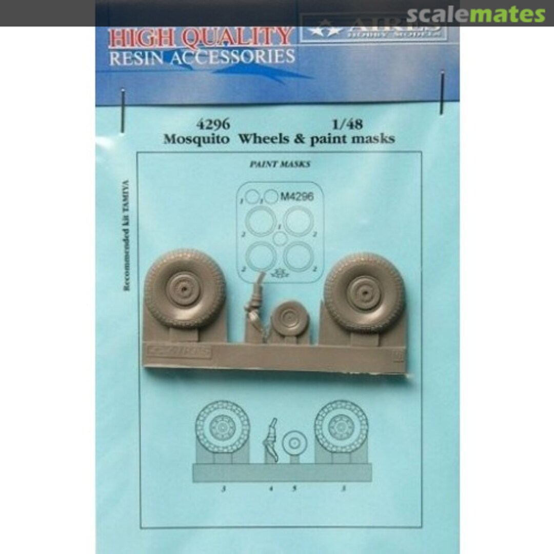 Boxart Mosquito Wheels & Paint Masks 4296 Aires Boxart Mosquito Wheels & Paint Masks 4296 Aires