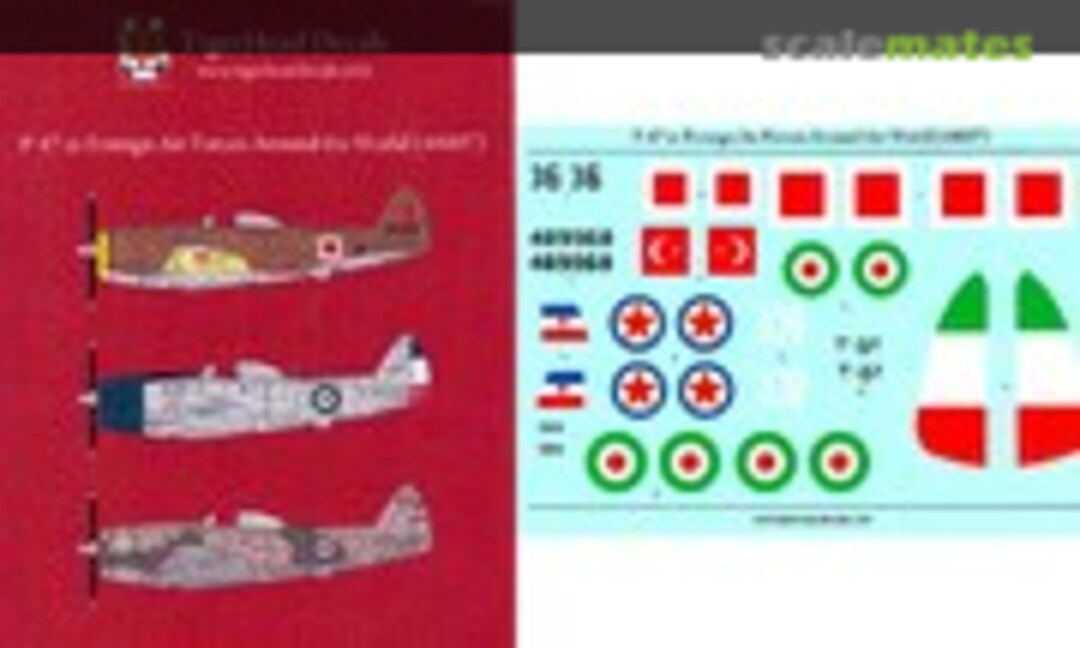 1:48 P-47 in Foreign Air Forces Around the World (Tigerhead Models 48007)