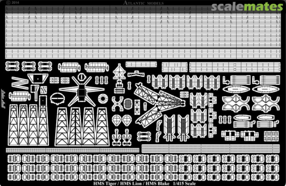 Boxart HMS Tiger Detail Set ATEMisc 05 Atlantic Models Boxart HMS Tiger Detail Set ATEMisc 05 Atlantic Models