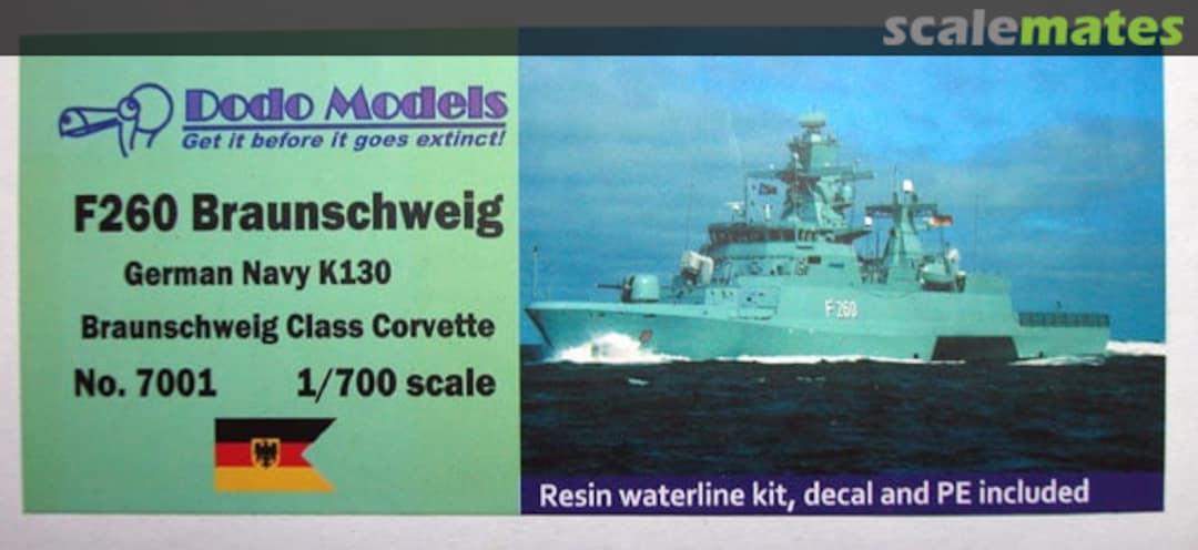 Boxart F260 Braunschweig 7001 Dodo Models