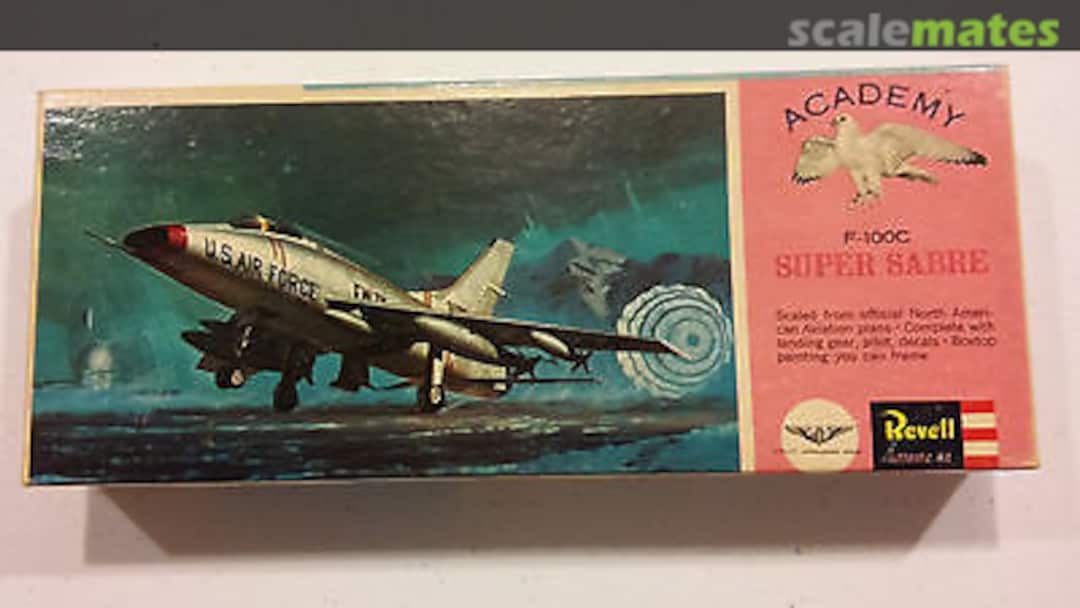 Boxart F-100C Super Sabre H-127 Revell Boxart F-100C Super Sabre H-127 Revell