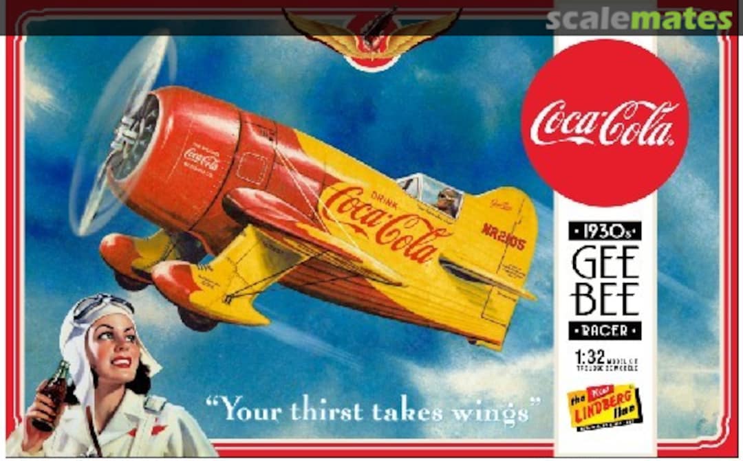 Boxart 1930s Gee Bee Racer 515 Lindberg Boxart 1930s Gee Bee Racer 515 Lindberg