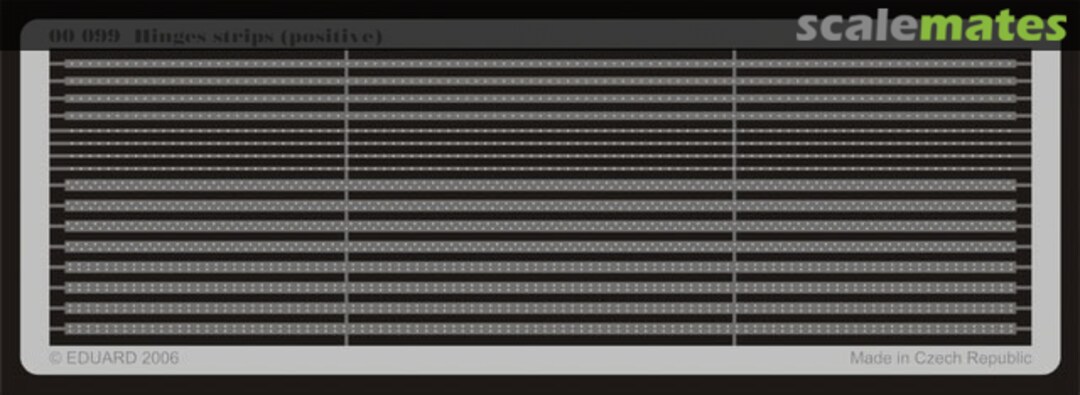 Boxart Hinges strips (positive) 00099 Eduard Boxart Hinges strips (positive) 00099 Eduard