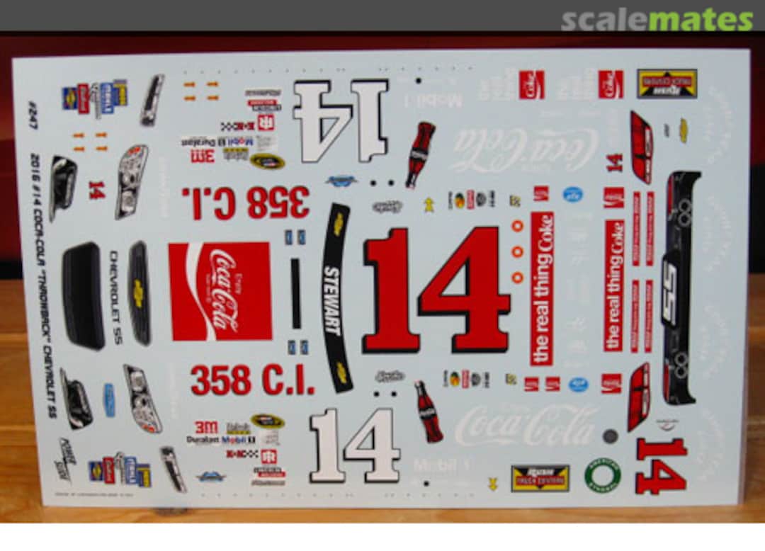Boxart #14 Coca Cola PS-247 Powerslide Decals Boxart #14 Coca Cola PS-247 Powerslide Decals