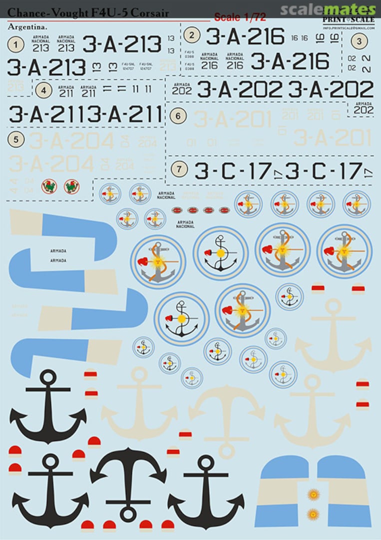 Boxart Chance-Vought F4U-5 Corsair 72-399 Print Scale Boxart Chance-Vought F4U-5 Corsair 72-399 Print Scale