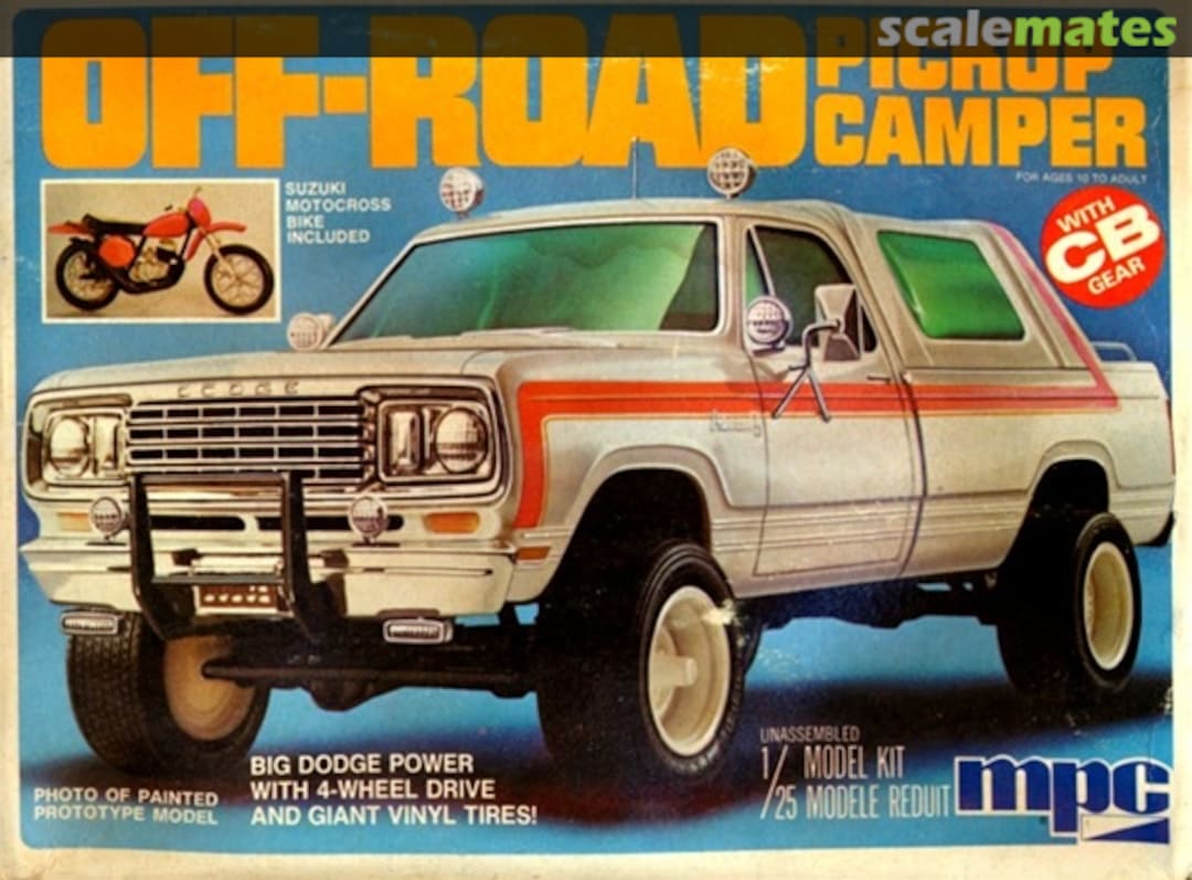 Boxart Off-Road Pickup Camper 1-0412 MPC Boxart Off-Road Pickup Camper 1-0412 MPC