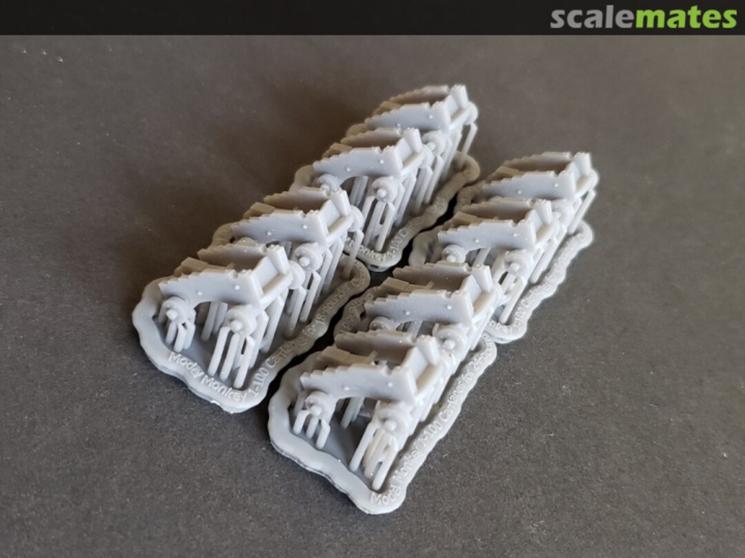 Boxart Carriages for 18-pounder Cannons, Royal Navy long-pattern 100-carriages18#long Model Monkey