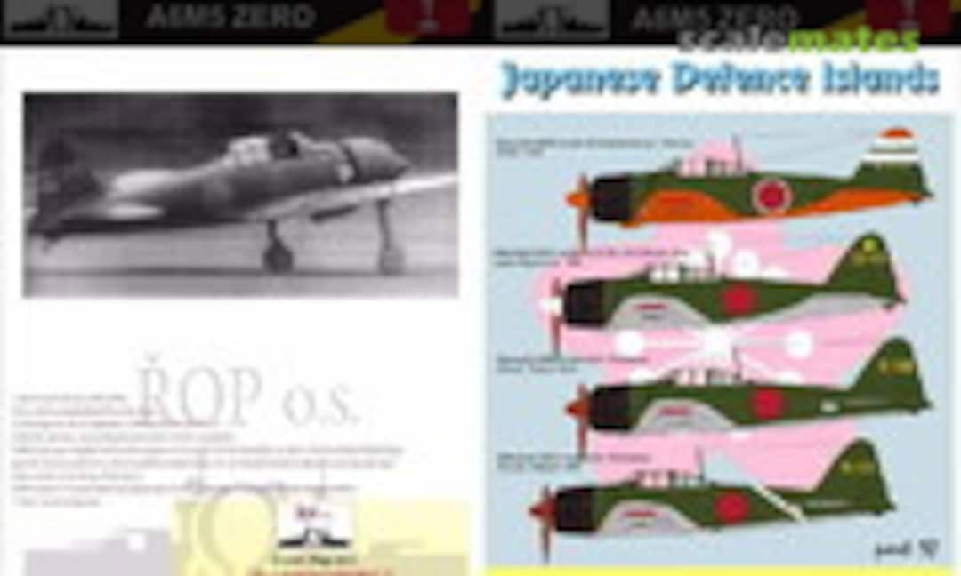 1:72 Mitsubishi A6M5 Zero Model 52 (ROP o.s. Samek Models MNFD 72015) MNFD 72015