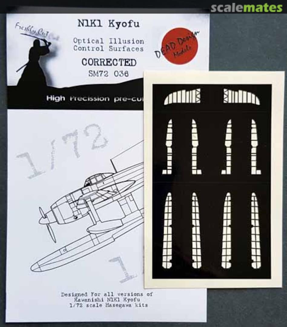 Boxart N1K1 Kyofu - Optical Illusion Control Surfaces (CORRECTED) SM72036 DEAD Design Models Boxart N1K1 Kyofu - Optical Illusion Control Surfaces (CORRECTED) SM72036 DEAD Design Models
