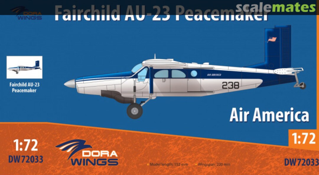 Boxart Fairchild AU-23 Peacemaker DW72033 Dora Wings Boxart Fairchild AU-23 Peacemaker DW72033 Dora Wings