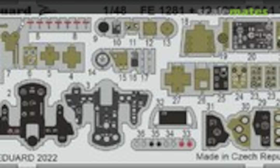 1:48 D3A1 Val detail set (Eduard FE1281) FE1281