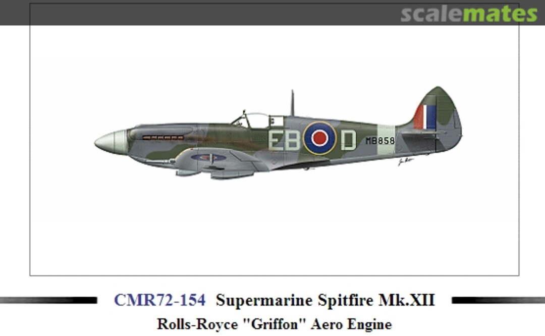 Boxart Supermarine Spitfire Mk.XII CMR72-154 CMR