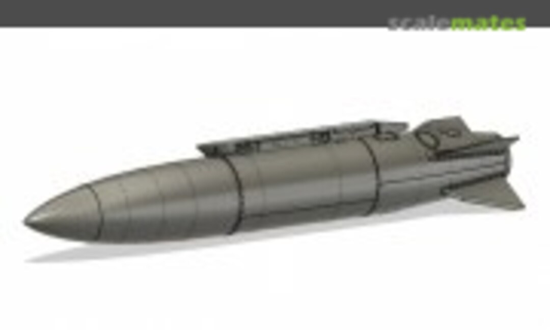 1:32 Saab JA 37 Viggen fuel tank with pylon (Wolf 3D Resin Parts WOL320904) WOL320904