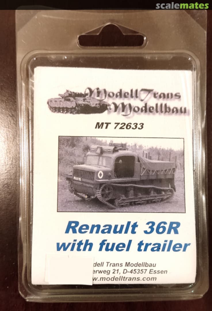 Boxart Renault 36R with 2 trailers MT72633 Modell Trans Modellbau Boxart Renault 36R with 2 trailers MT72633 Modell Trans Modellbau