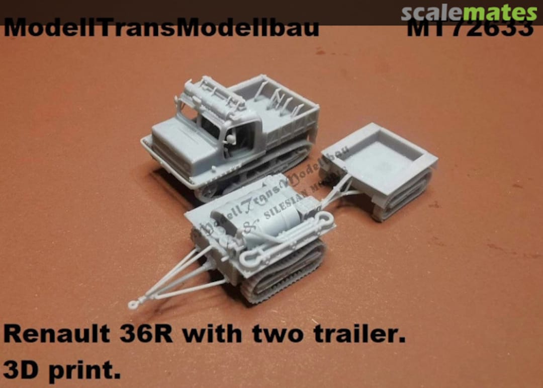 Contents Renault 36R with 2 trailers MT72633 Modell Trans Modellbau Contents Renault 36R with 2 trailers MT72633 Modell Trans Modellbau
