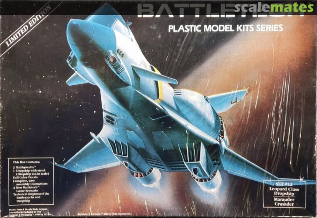 Boxart Leopard Class Dropship w/Crusader & Marauder 23092 TCI Boxart Leopard Class Dropship w/Crusader & Marauder 23092 TCI