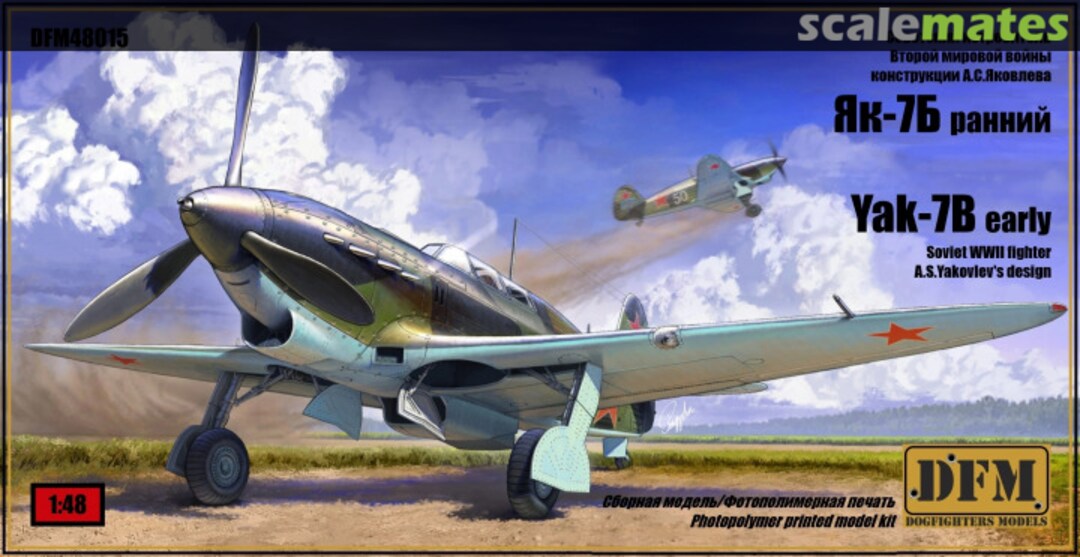 Boxart Yak-7B Early DFM48015 DogFighters Models Boxart Yak-7B Early DFM48015 DogFighters Models