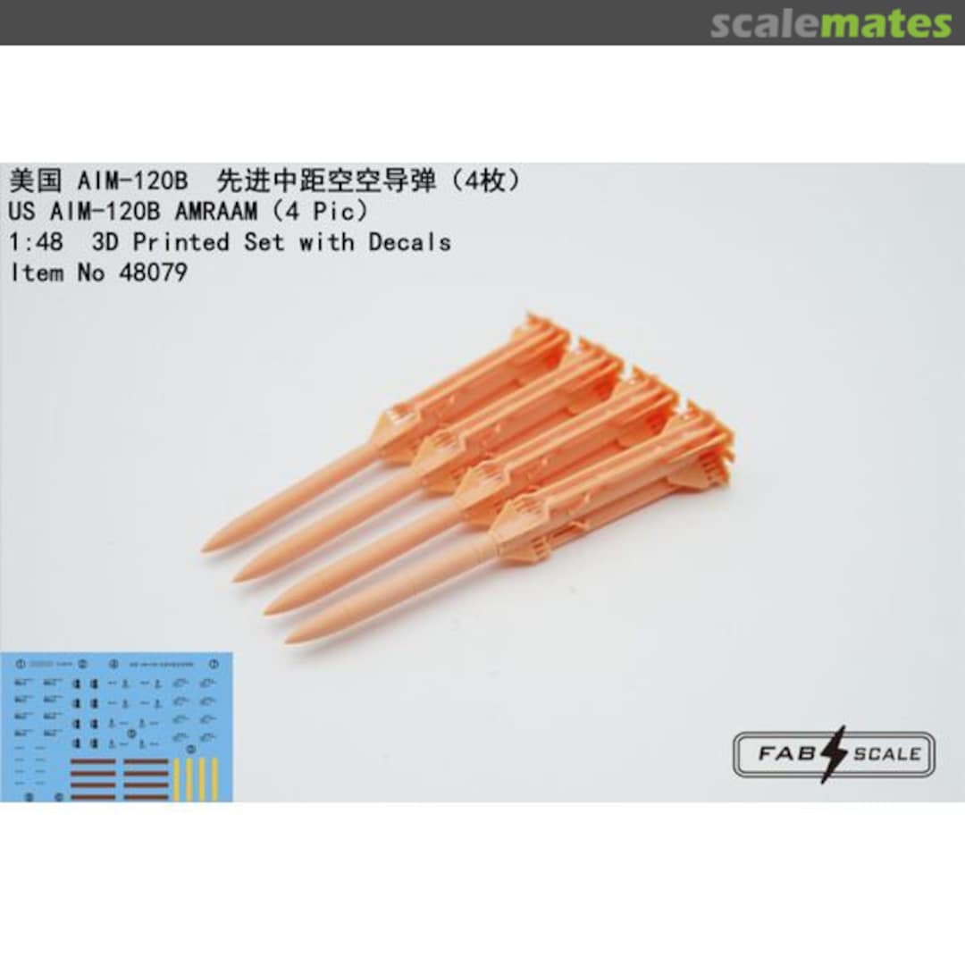 Boxart US AIM-120B Amraam Fa48079 Fab Scale Boxart US AIM-120B Amraam Fa48079 Fab Scale