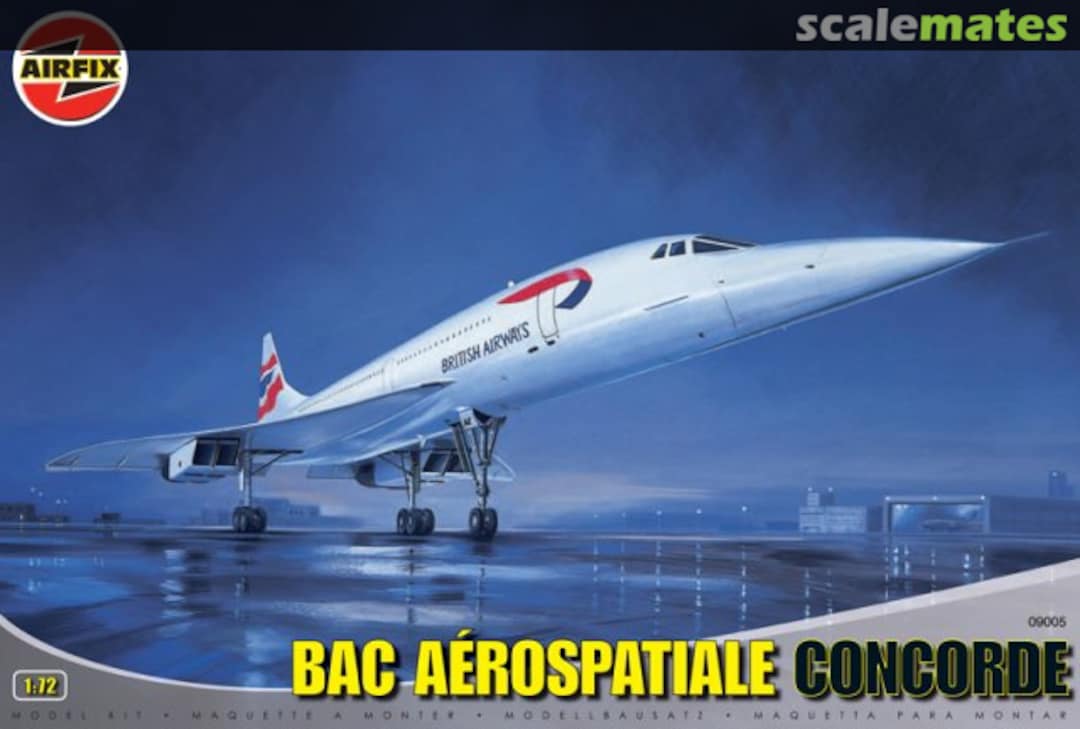 Boxart BAC Aérospatiale Concorde 09005 Airfix Boxart BAC Aérospatiale Concorde 09005 Airfix