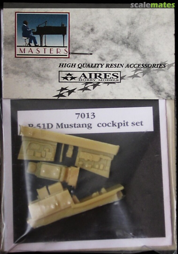 Boxart P-51D Mustang Cockpit Set 7013 Aires Boxart P-51D Mustang Cockpit Set 7013 Aires