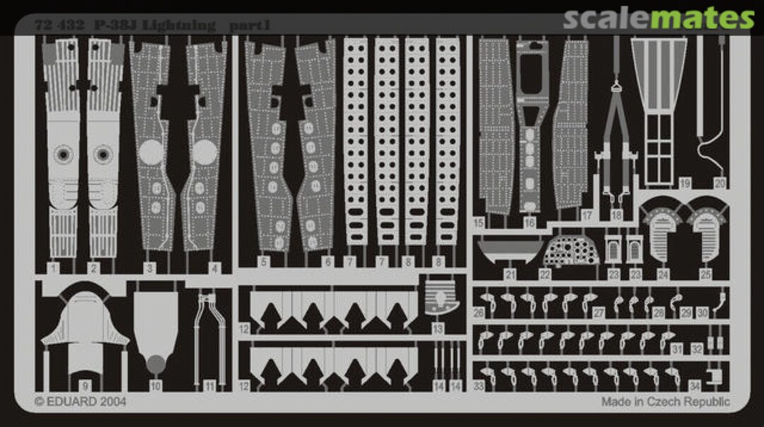 Boxart P-38J Lightning Detail Set 72432 Eduard Boxart P-38J Lightning Detail Set 72432 Eduard
