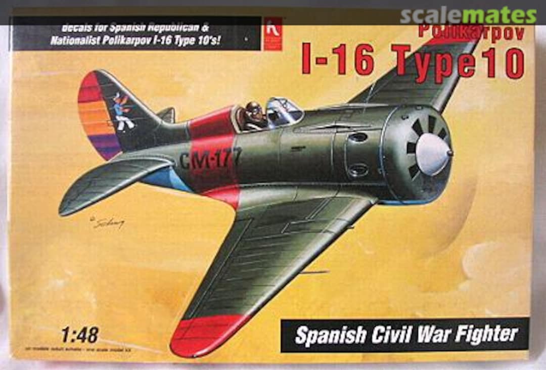 Boxart Polikarpov I-16 Type 10 HC1575 Hobbycraft Boxart Polikarpov I-16 Type 10 HC1575 Hobbycraft