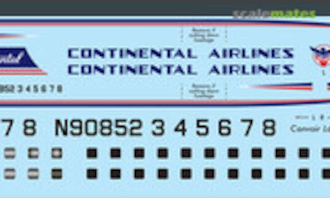 1:144 CV-340 Continental (Delivery) (Vintage Flyer Decals VFD144-098) VFD144-098