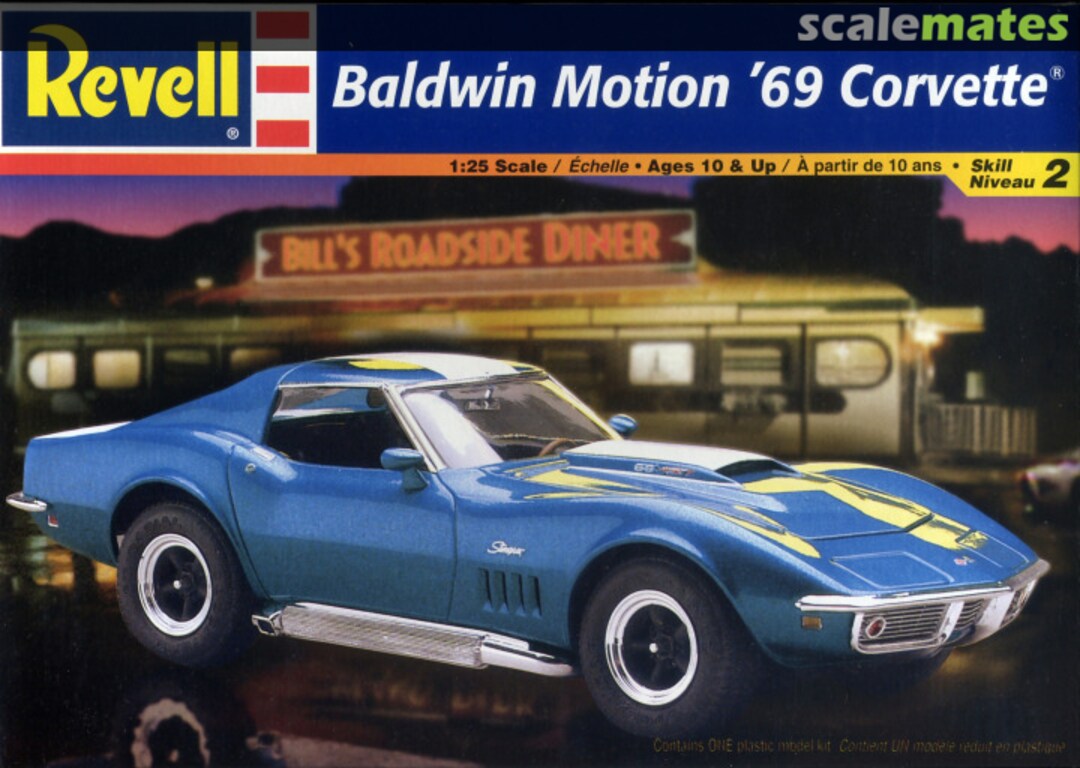 Boxart Baldwin Motion '69 Corvette 85-2383 Revell Boxart Baldwin Motion '69 Corvette 85-2383 Revell