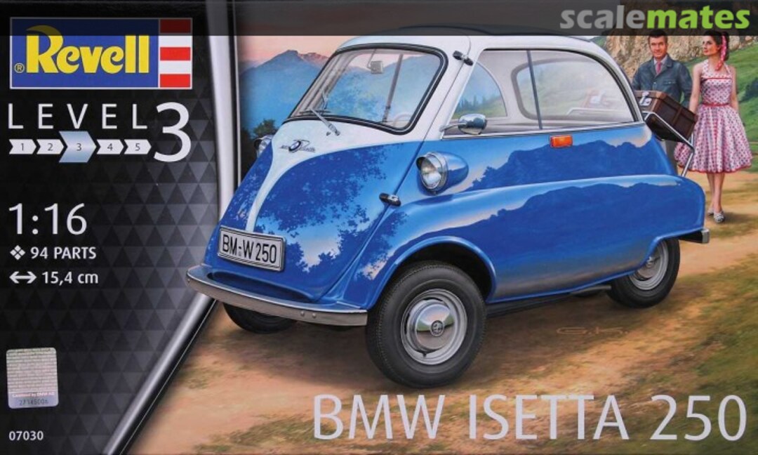 Boxart BMW Isetta 250 07030 Revell Boxart BMW Isetta 250 07030 Revell