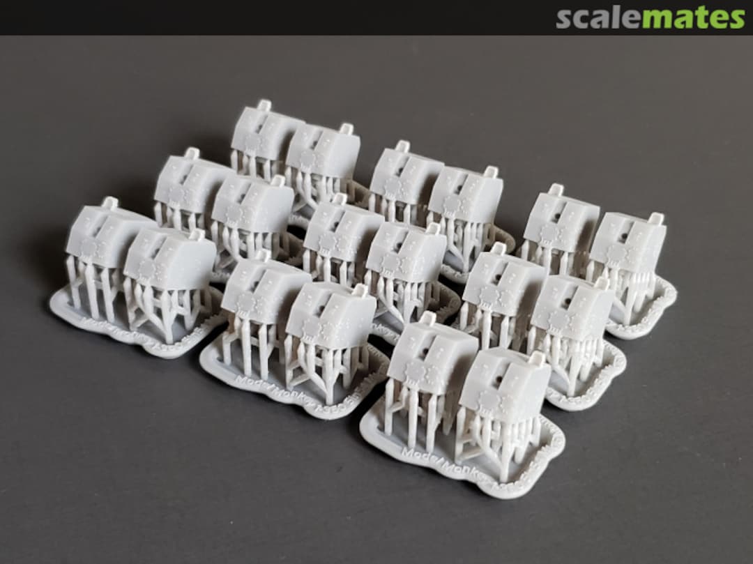 Boxart Midway class 5"/54 cal. Mk.16 Single-gun Mounts 350-Midway Turrets Model Monkey Boxart Midway class 5"/54 cal. Mk.16 Single-gun Mounts 350-Midway Turrets Model Monkey