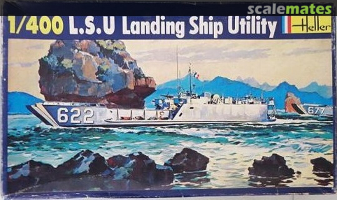 Boxart L.S.U Landing Ship Utility 1096 Heller