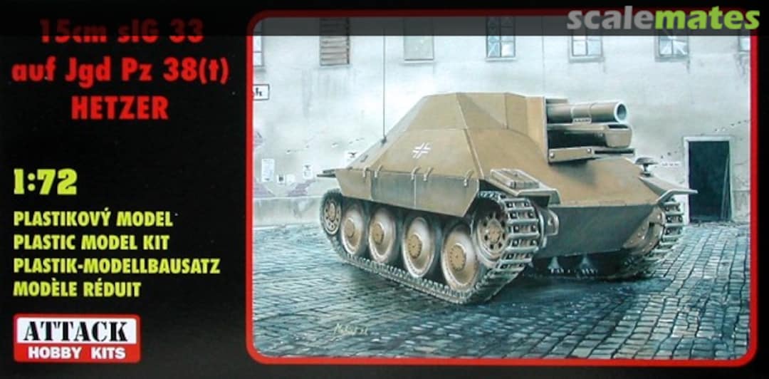 Boxart Hetzer 72810 Attack Hobby Kits Boxart Hetzer 72810 Attack Hobby Kits