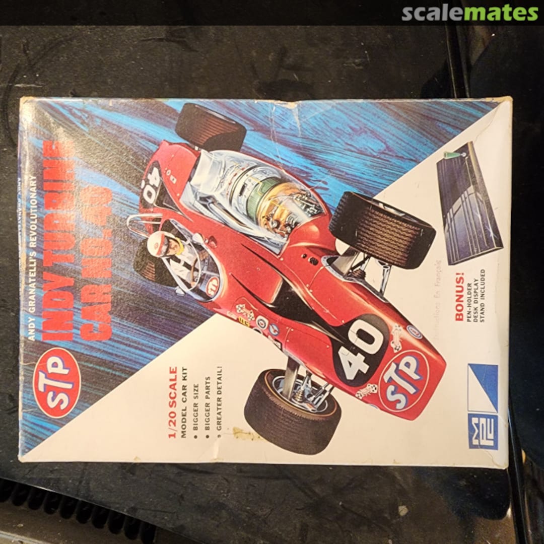 Boxart Indy Turbine Car No. 40 MPC Boxart Indy Turbine Car No. 40 MPC