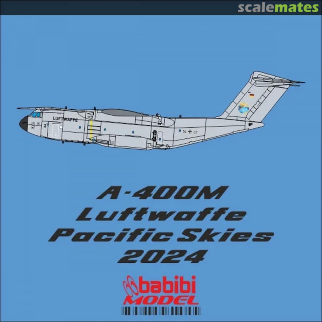 Boxart Airbus A-400M Luftwaffe Pacific Skies 24 Decal Set With 3D Cockpit Dbt-01430 Babibi model