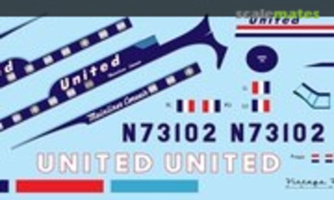 1:144 CV-340 United (Delivery) (Vintage Flyer Decals VFD144-103) VFD144-103