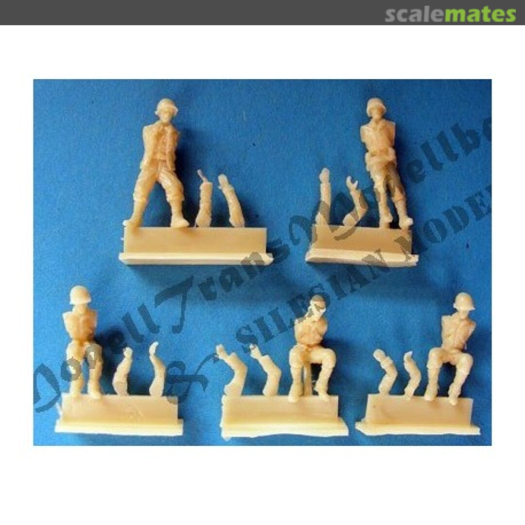 Boxart US tank crew for Halftrack & Jeep MT72902 Modell Trans Modellbau