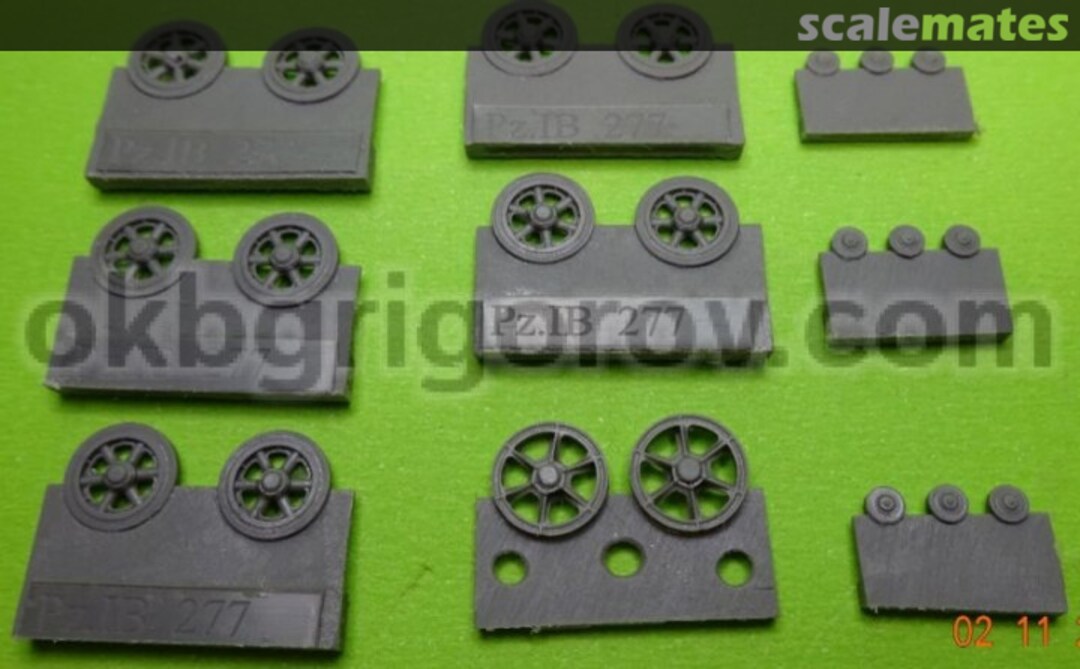 Boxart Wheels for Pz.I Ausf.B S72277 OKB Grigorov Boxart Wheels for Pz.I Ausf.B S72277 OKB Grigorov