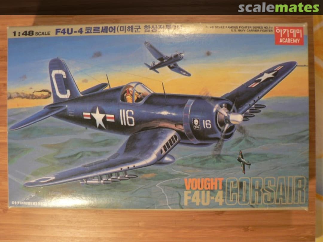 Boxart Vought F4U-4 Corsair F A047-1500 Academy Boxart Vought F4U-4 Corsair F A047-1500 Academy