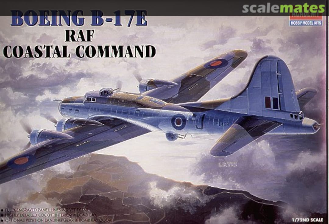 Boxart Boeing B-17E RAF Coastal Command 2141 Academy Boxart Boeing B-17E RAF Coastal Command 2141 Academy