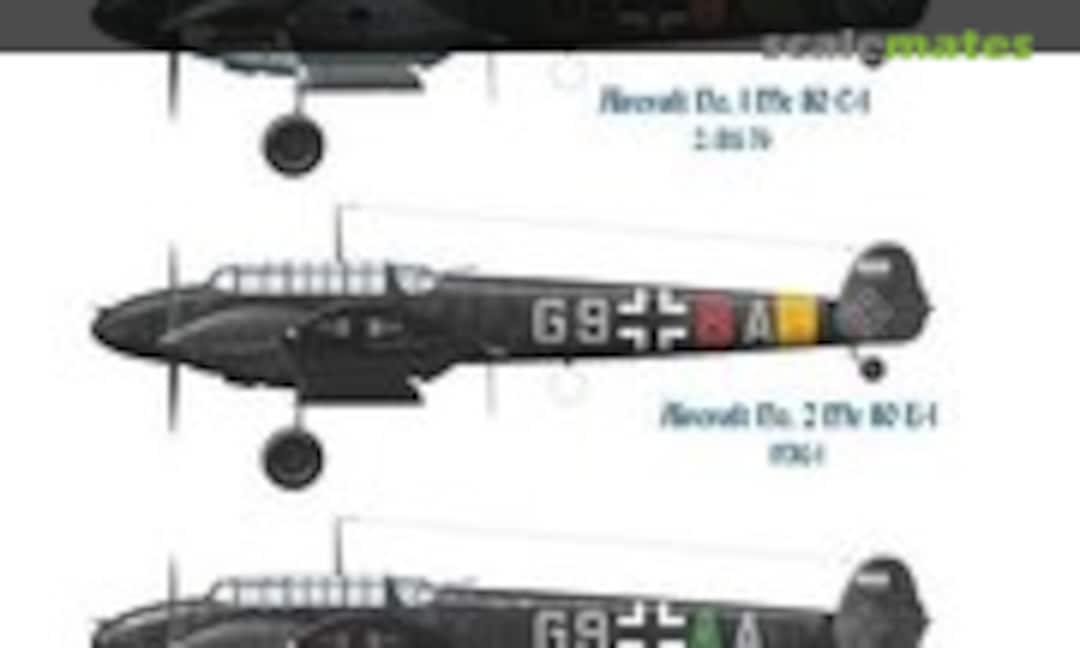 1:72 Messerschmitt Bf 110C/E flown by Wolfgang Falck (Eagle Editions EagleCals EC72-45) EagleCals EC72-45